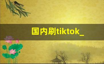 国内刷tiktok_tiktok能用国内手机号注册吗