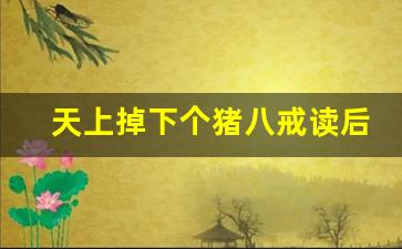 天上掉下个猪八戒读后感100个字_天上掉下个猪八戒mp3