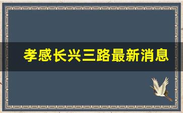 孝感长兴三路最新消息_孝感北城规划