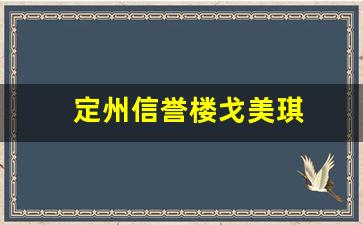 定州信誉楼戈美琪