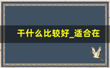 干什么比较好_适合在家做的副业