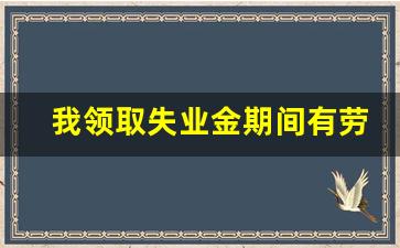 我领取失业金期间有劳务收入_失业金退回就不处罚吗