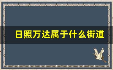 日照万达属于什么街道