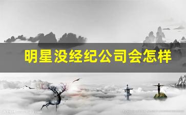 明星没经纪公司会怎样