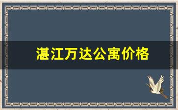 湛江万达公寓价格