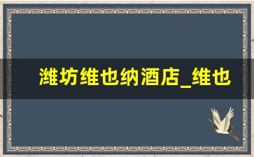 潍坊维也纳酒店_维也纳酒店无线网怎么连