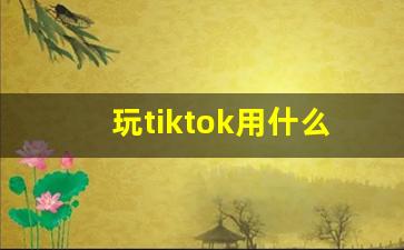 玩tiktok用什么加速器_跨境专线网络tiktok