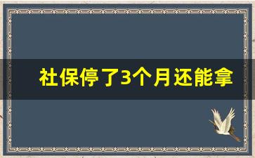 社保停了3个月还能拿失业金吗_旷工三天能拿失业金吗