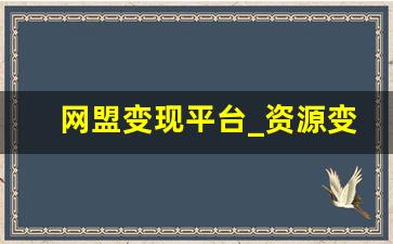 网盟变现平台_资源变现平台是什么