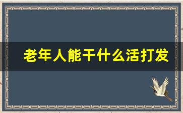 老年人能干什么活打发时间