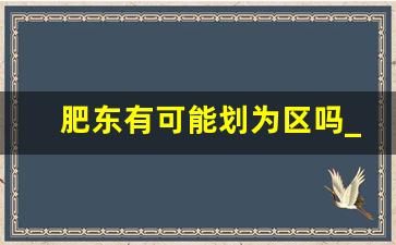 肥东有可能划为区吗_肥东县规划局征迁范围红线图