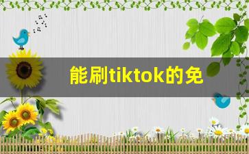 能刷tiktok的免费加速器