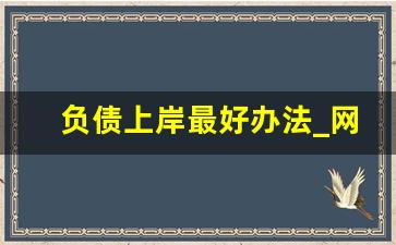 负债上岸最好办法_网贷挺过3年就没事了