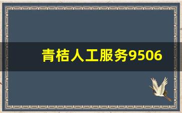 青桔人工服务95066电话打不通